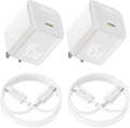 Baseus 45W USB C Charger Block, 2 Pack PPS Fast Charger Type C with USB-C Cable for iPhone 16/15 Series, iPad, Galaxy S24 Ultra and More Series