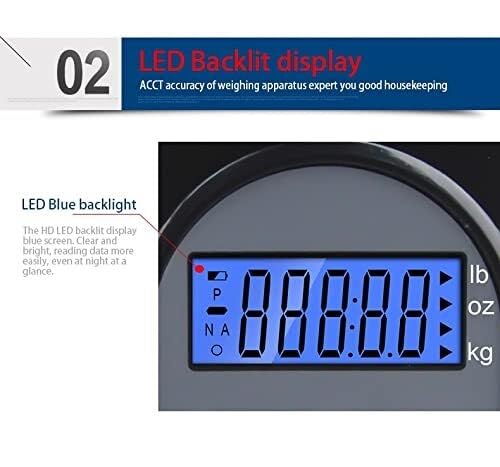 Portable Luggage Scale, 300kg Electronic Luggage Scale High-Capacity Digital Weight Scale Portable Fishing Balance Pocket Hook Hanging Crane Scales