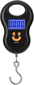 SmileScale Oversized Digital Luggage Scale – Large Backlit Display, 110lb/50kg Capacity – Heavy-Duty Travel Baggage Weight Checker with Big Grip for Suitcases, Parcels, and More