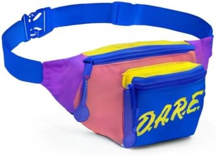 Tipsy Elves Retro DARE Fanny Pack (One Size, Multicolor)
