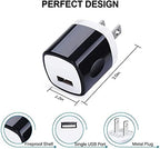 USB Charger Block 10 Pack, UorMe 1A 5V Single Port Power Adapter Charging Phone Cube Box Brick Plug Pack Compatible with iPhone 14 13 12 SE 11 X 8, Galaxy S22 A13 A03S A21 Note20 A71 A51 A31 S10 S9 S8