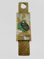 Tapanti store.Chorreador,Costa Rican handcrafted foldable wooden pour-over coffee maker.Includes a reusable cloth filter.Embedded Sloth wooden hand painted design.Light Cedar.Perfect for travel