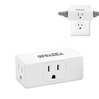 3 Way Plug, Multi Plug Outlet, 3 Outlet Adapter, 3 Outlet Extender, Outlet Splitter, Multi Plug Wall Outlet, Wall Outlets Extender, for Ship Home Office White (1 Pack)