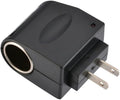 Black AC DC Converter Outlet Power Supply AC 110V - 220V to car DC 12V Replacement Car Supplies can be Used Conversion Adapter Power Converters Automotive Replacement Lighting and Electrical Equipment