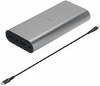 Targus 100W USB-C Portable Power Bank – 25,000mAh High-Capacity Battery, PD 3.0 Fast Charging, Airline-Safe, Charge 3 Devices - APB080GLZ