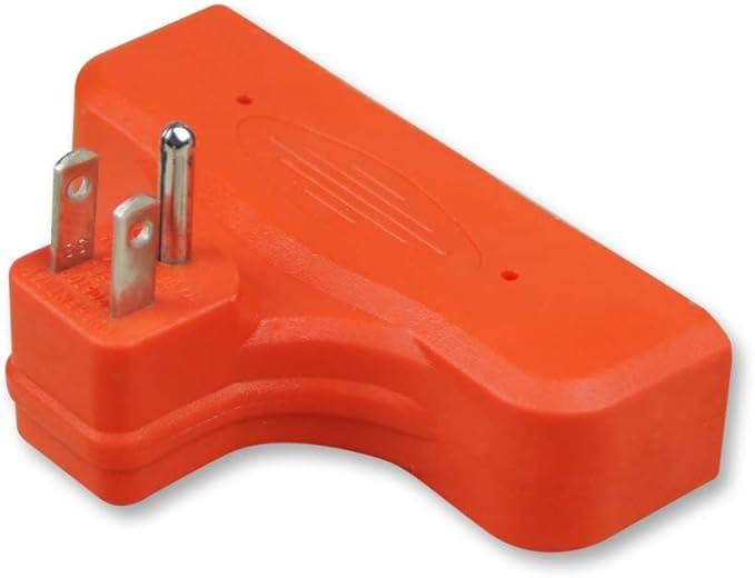 OSKOS 3-Prong 3-Outlet Extender Adapter, Heavy Duty Triple Grounding Outlet, 5 Pack