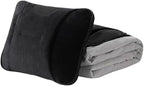 Car Travel Blanket Waist Support Blanket for Mercedes Benz/AMG GL X166 X164 SUV GL 350 400 450 500 550 / GL63, Premium Soft 3 in 1 Warm Soft Travel Blanket Car Pillow Blanket,Black
