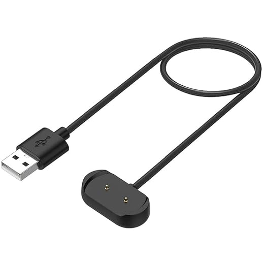 Charger for Amazfit Bip 5, Bip 3 Pro, BIP U Pro, T-Rex Pro, GTS 4 Mini, GTS 2 Mini, GTS 2e, GTS 2, GTR 2e, GTR 2, GTR Mini Smart Watch - Replacement Magnetic Charging Cable (3.3ft/1m)