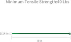 XINGO 8 Inch Green Cable Zip Ties (500 Pack), 40 Lbs Tensile Strength-Heavy Duty, Self-Locking Nylon Plastic Nylon Wire Ties for indoor and outdoor use