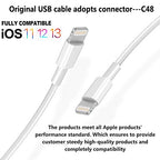 4Pack Original Apple MFi Certified Charger Lightning to USB Charging Cable Cord Compatible iPhone 14/13/12/11 Pro/11/XS MAX/XR/8/7/6s Plus,iPad Pro/Air/Mini,iPod Touch (6ft)
