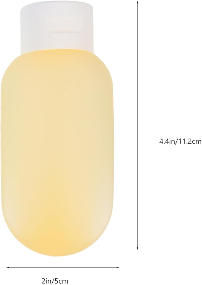 3pcs 60ml Colorful Squeeze Lotion Bottles with Flip Caps Leak-proof Travel Storage Containers for Shampoo, Body Wash, and Toiletries