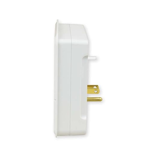 OSKOS 6 Outlets Wall Outlet with 2.4A USB Charger (1A1C), 1000J Surge Protector, Wall Tap, 15A/120V/1800W, Swivel Safety Cover, UL Listed