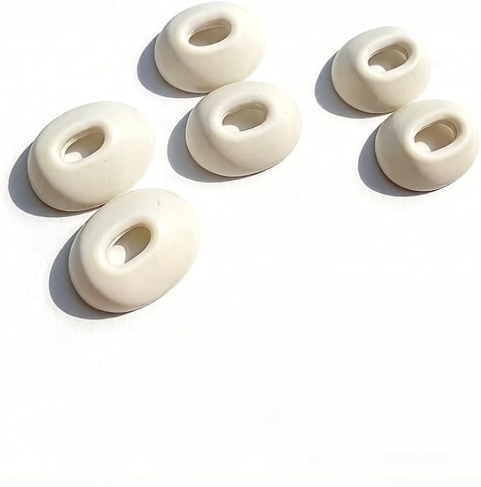 6 Pairs Replacement Ear Tips for Bose QuietComfort Ultra Earbuds (2023) & Bose QuietComfort Earbuds II (2022) - Anti-Slip Silicone Wingtip Covers Eartip-White
