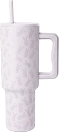 Simple Modern Easter 40 oz Trek Tumbler with Handle and Straw Lid | Cup Holder Friendly Insulated Stainless Steel Travel Mug | Easter Bunnies