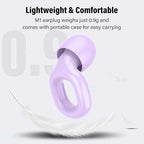 Ear Plugs for Sleeping 35dB Noise Cancelling Silicone Earplugs Single and Double Layer Tips for Side Sleepers Reusable Travel Work Study