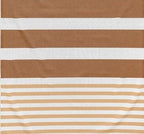 Cotton Turkish Beach Towel with Towels Oversized 36"x72" Pool Absorbent Extra Large Quick Dry Sand Travel Towel (Biscotti Luxe, 4 Pack)