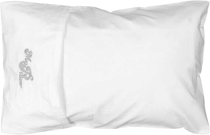 MyPillow Multi-Use Travel Pillow Compact Pillow for On-The-Go Comfort and Sleeping, Portable, Compact, Washable Pillow for Adult and Kids Neck Support [White]