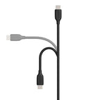 Amazon Basics USB-C to USB-C 2.0 Fast Charging Cable, 60W, 480Mbps Speed, USB-IF Certified, for Apple iPhone 16/15, iPad, Samsung Galaxy, Tablets, Laptops, 10 Foot, Black