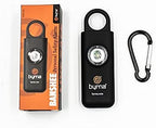 Byrna Banshee Personal Safety Alarm - 130 dB Loud Military Grade Self Defense Emergency Keychain Siren Device with LED Strobe Alert Light for Women, Men, Children, Elderly, Hikers and Runners (Black)