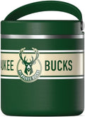 Hydrapeak x NBA Officially Licensed Milwaukee Bucks 25oz Stainless Steel Vacuum Insulated Thermos Food Jar with Handle, Wide Mouth Leak-Proof Soup Thermos for Adults, 10 Hours Hot and 16 Hours Cold