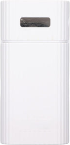 SUNGOOYUE DIY Power Bank Case H02B, Portable Battery Charger with Micro Type C Input for Mobile Phone MP3 MP4 Digital Camera, ABS Material (White)
