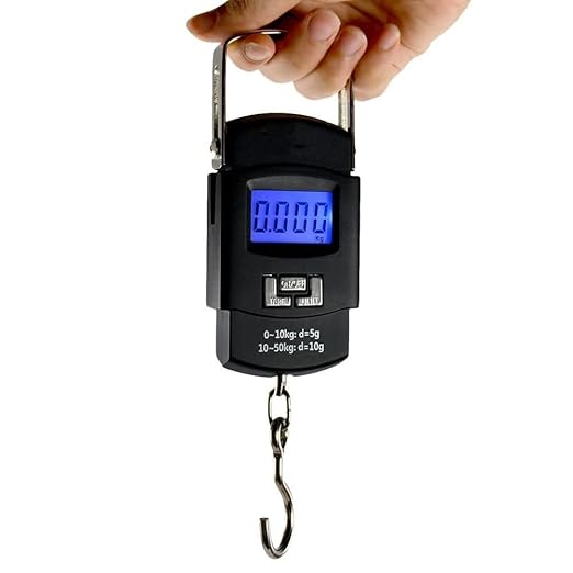 Portable Luggage Scale, Portable 50KG/110lb Hanging Hook Scale Electronic Digital Scale for Fishing Travel Luggage Suitcase Weight Scale