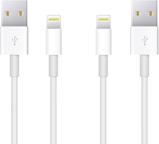 Uzento for iPhone Charger Cord,2 Pack Original USB to Lightning Cable Apple MFI Certified 1Ft, Fast iPhone Charging Cord for iPhone 11/11Pro/11Max/ X/XS/XR/XS Max/8/7/6/5S/SE