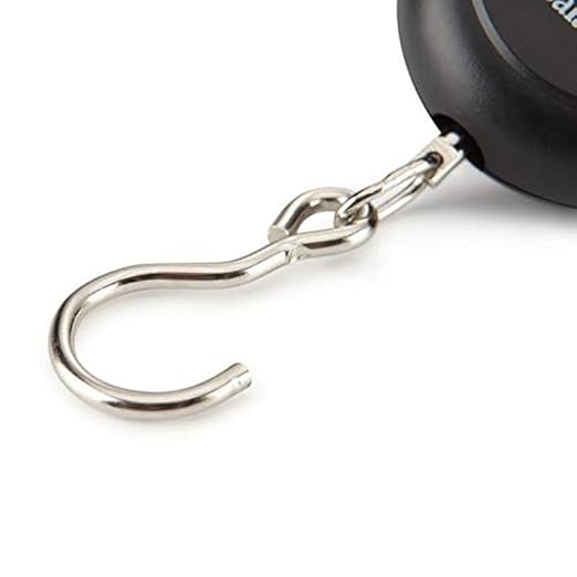 Black Electronic 50Kg 10g Hanging Scale LCD Digital Backlight Fishing Weights Pocket Luggage Scales