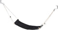 PATIKIL Foot Hammock Under Desk, Adjustable Foot Rest Sling with Hooks Portable Desk Footrest for Airplane Travel Home Office, Black Style 1