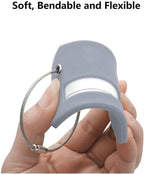 Silicone Luggage Tag with Name ID Card Perfect to Quickly Spot Luggage Suitcase