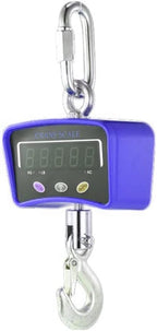 Heavy Duty Electronic Hanging Scale for Suitcases, Industrial Strength Luggage with Hook Travel and Shipping Needs (Blue 1000KG)