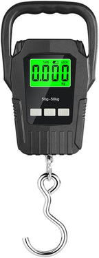 Electronic LCD Digital Hanging Scale 50kg/50g Portable Hook Weighing Balance Luggage Weighting Scale