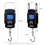 Luggage Scale, Portable Digital Hanging Baggage Scale for Travel, Suitcase Weight Scale, 110 Pounds, Battery Included (1)