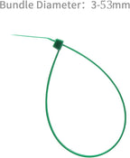 XINGO 1000 PCS Green Zip Ties 8 Inch, 60 LBS Tensile Strength, Self-Locking Nylon Plastic Nylon PA66 Wire Ties for Indoor and Outdoor Use