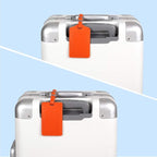 Vigorport Leather Personalized Suitcase Tag Set Luggage Id Tags Labels Travel Accessories - Set of 4
