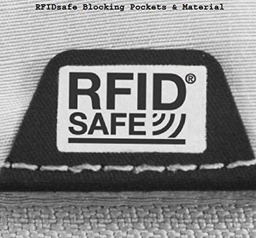 Pacsafe Coversafe V100 Anti-Theft RFID Blocking Waist Wallet, Black
