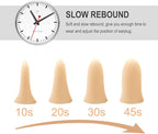 LYSIAN Slim Fit Foam Ear Plugs for Small Ear Canals, 100 Pairs 35dB SNR Noise Reduction Earplugs for Work, Travel and Discreet Daily Use, Women, Teens, Beige