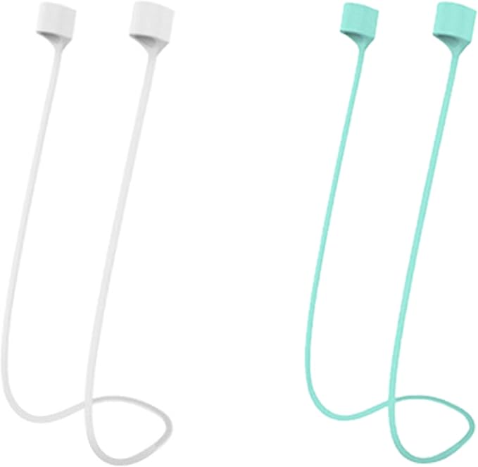 Magnetic Anti-Lost Straps for AirPods,Colorful Soft Silicone Sports Lanyard, Neck Rope Cord