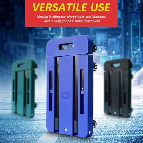 Heavy Duty Folding Hand Truck Portable Trolley for Luggage Camping Outdoor Use and Home Storage Compact Lightweight Multi Purpose Utility Cart