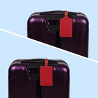 Luggage Tags,Personalized Business Card Holder Travel ID Sets with Privacy Cover for Travel Bag Tags- 4 Pack
