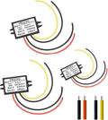 (3Pac) DC-DC 24V to 12V 5A 60W Buck Converter Power Regulator, Buck Converter, for Golf Carts, Cars, Trucks, LED Vehicle Display Vehicles