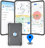 4G GPS Tracker for Vehicles, up to 3 Months Battery Life 6000mah, 10S Realtime Tracking, Geo-Fence, Strong Magnetic Car Tracker Device Hidden Tracking Devices for Cars Motorbycles, Subscription Needed