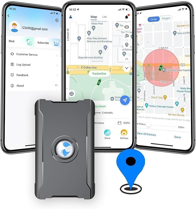 4G GPS Tracker for Vehicles, up to 3 Months Battery Life 6000mah, 10S Realtime Tracking, Geo-Fence, Strong Magnetic Car Tracker Device Hidden Tracking Devices for Cars Motorbycles, Subscription Needed