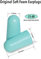 Mack's Original Soft Foam Earplugs, 50 Pair - 33dB Highest NRR, Comfortable Ear Plugs for Sleeping, Snoring, Work, Travel & Loud Events | Made in USA