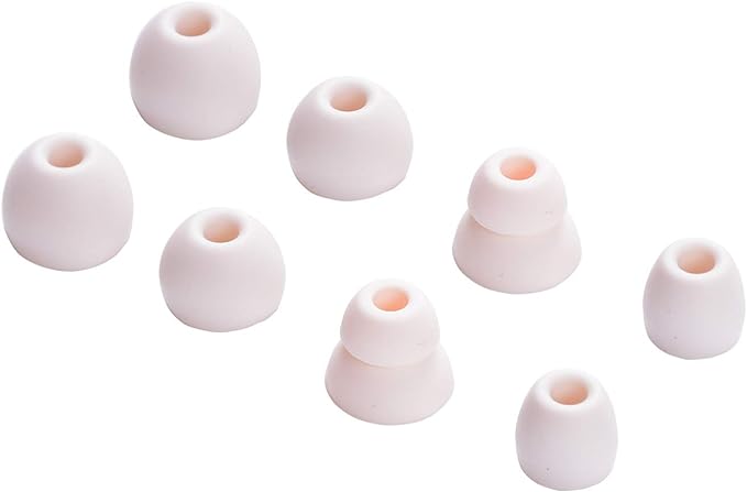 Replacement Eartips Silicone Earbuds Buds Set for Powerbeats Pro Beats Wireless Earphone Headphones,4 Pair (Lvory)