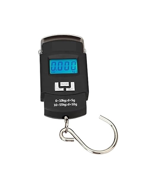 Luggage Weight Scale, 10pcs 55kg/10g Electronic Digital Scale Hanging Hook Fishing Travel Precision Luggage Weight Scale Balance Scales,for Travel
