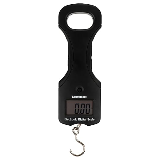 Angoily 30kg Portable Digital Luggage Scale Electronic Hanging Scale with Hook Multifunction Weighing for Travel Fishing
