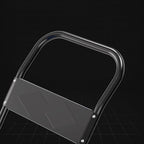 Heavy-Duty Folding Platform Cart with Wheels - Large Plastic Loading Deck Metal Handle Ideal for Luggage Packages and Tools Portable Hand Truck for Easy Transport