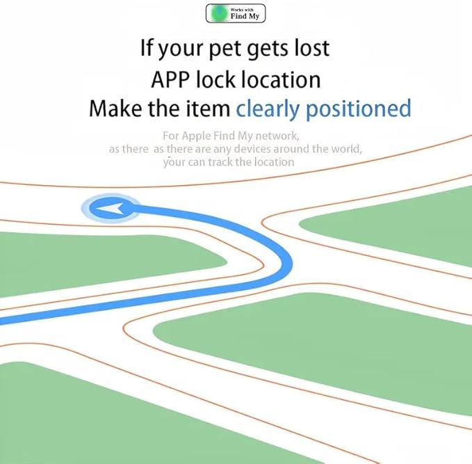 GPS Tracker for Vehicles No Subscription, Real-Time Smart Tracking Devices for Cars Hidden, Key Finder Locator with Sound, with Find My (iOS Only), for Luggage, Pet, Kids, Key, Wallet & More