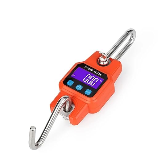Rechargeable Bluetooth Luggage Scale - 300kg/50g Stainless Steel Hanging Hook